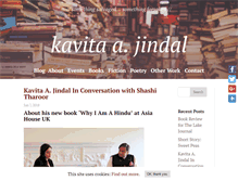 Tablet Screenshot of kavitajindal.com